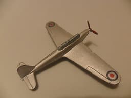 Dinky aeroplane #60n Fairey Battle Bomber, pre war aircraft near mint 1st type.