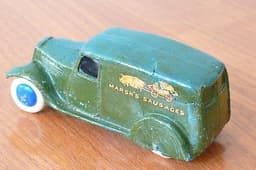 Dinky Pre war 28k Delivery van Marsh\'s Sausages - one out of six for sale !