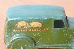 Dinky Pre war 28k Delivery van Marsh\'s Sausages - one out of six for sale !