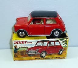 Dinky Toys 183 Morris Mini-Minor Automatic NMIB With Leaflet Diecast Car Vintage