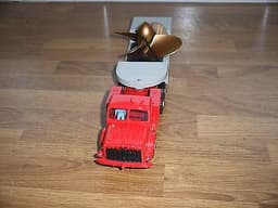 DINKY TOYS 986 MIGHTY ANTAR LOW LOADER WITH PROPELLER 1:43 DIECAST LORRY