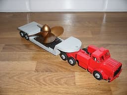 DINKY TOYS 986 MIGHTY ANTAR LOW LOADER WITH PROPELLER 1:43 DIECAST LORRY
