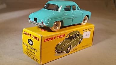 Dinky Toys Renault Dauphine #524 w/ Original Box - Excellent Condition