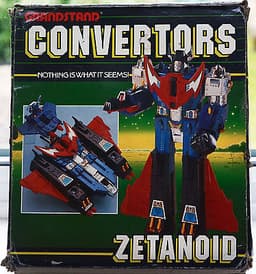 Extremly Rare Vintage Grandstand Convertors \'Zetanoid\' Robot Toy 1981