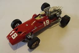 FERRARI 312 1967 LORENZO BANDINI SCRATCHBUILT FROM CARRERA SLOT 1/32