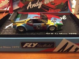 Fly BMW M1 1/32 Slot Car Andy Warhol Scalextrix