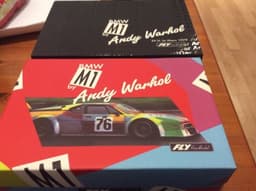 Fly BMW M1 1/32 Slot Car Andy Warhol Scalextrix