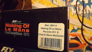 Fly Porsche 911s Steve McQueen Slot Car 1:32