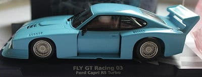 Fly slot car runs on scalextic
