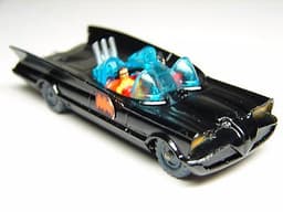 HUSKY BATMOBILE - GREAT BRITAIN - 1960s NRMINT with working rear flame