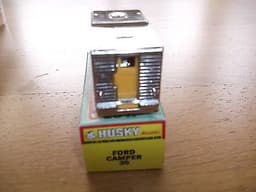 Husky Diecast Toys No 35 Ford Camper In Custom Made Display Box