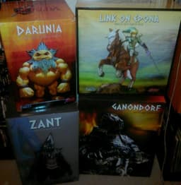 Legend of Zelda Statue Lot! Ganondorf Link on Epona Darunia Zant First 4 Figures