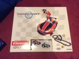 Mario kart Scalextric Set, Nintendo Carrera Slot Car Set With Extra Track