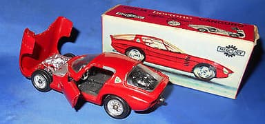 Mercury Alfa Romeo Giulia Bertone Canguro 1/43rd scale diecast good boxed