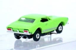 MODEL MOTORING Lime Green Camaro ? HO scale slot car T-jet NICE Excellent