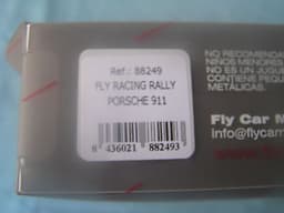 NEW FLY SLOT CAR BNIB FLY RACING KIT 88249 PORSCHE 911 SC RALLYE SPECIAL + SPARE