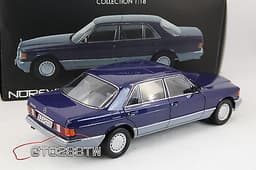 Norev HQ 1:18 scale Mercedes-Benz 560 SEL Limousine(W126 S Class) Met Blue
