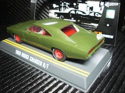 PIONEER SLOT CAR J-CODE SPECIAL 1969 DODGE CHARGER R/T \'ARMY GREEN\' TOOL TEST