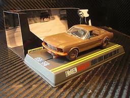 PIONEER SLOT CAR J-CODE SPECIAL BULLITT MUSTANG TEST MOLDING BROWN 1 OF 1 PIECE