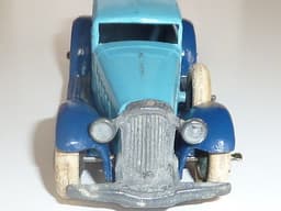 Pre war Dinky 24d Vogue saloon with spare wheel. Carefully restored.