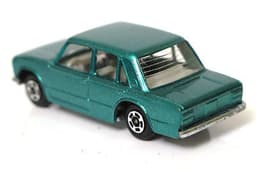 Rare Vintage POLISTIL Fiat 124 Diecast Car Model Italy RJ14 1970\'s Politoys