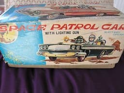 Rare vintage Robot Nomura Japan  TN Space Patrol car boxed