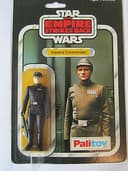 STAR WARS ESB RARE PALITOY 30 BACK VINTAGE FIGURE, IMPERIAL COMMANDER, MOC. 1980