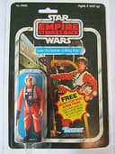 STAR WARS ESB VINTAGE CARDED KENNER LUKE SKYWALKER X WING PILOT. FIGURE MOC.
