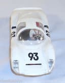 STROMBECKER PORSCHE CARRERA 1/32 SCALE BRASS CHASSIS SLOT CAR SHARP BUILT UP!