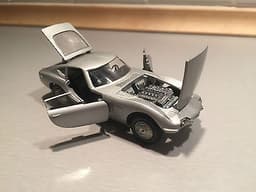 Tekno Kirk # 934 Toyota 2000 GT Silver Execellent