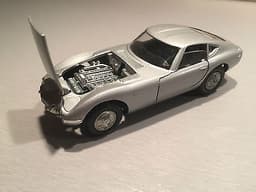 Tekno Kirk # 934 Toyota 2000 GT Silver Execellent