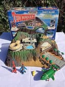 THUNDERBIRDS TRACY ISLAND by MATCHBOX-1992 with DIECAST TB 1-2-3-4. V.G.C. BOXED