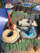 THUNDERBIRDS TRACY ISLAND by MATCHBOX-1992 with DIECAST TB 1-2-3-4. V.G.C. BOXED