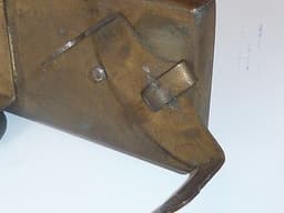 Very rare (unique?), pre war Dinky brass prototype for 35c trailer.