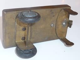 Very rare (unique?), pre war Dinky brass prototype for 35c trailer.