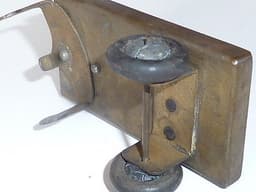 Very rare (unique?), pre war Dinky brass prototype for 35c trailer.