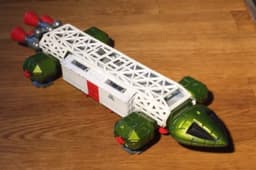 Vintage 1970\'s Dinky Die Cast Vehicle - RARE Space 1999 Eagle Transporter 359