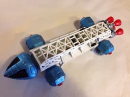 Vintage 1976 Dinky Toys Eagle Freighter 360 Space 1999 Die Cast Blue & White