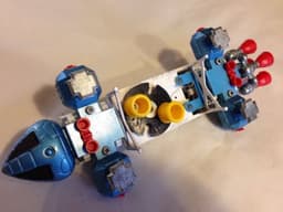 Vintage 1976 Dinky Toys Eagle Freighter 360 Space 1999 Die Cast Blue & White