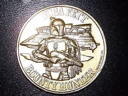 Vintage~1977~1984~1985~Kenner~Star~Wars~animated~DROIDS~Boba~Fett~coin~gun~lot