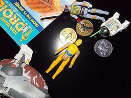 ~~Vintage~1977~1984~1985~Kenner~Star~Wars~cartoon~animated~DROIDS~C3PO~coin~lot~