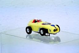 Vintage AURORA TJET Slot Car - Indy Racer in Yellow #2 HO Scale