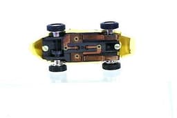 Vintage AURORA TJET Slot Car - Indy Racer in Yellow #2 HO Scale