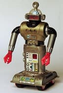 VINTAGE IDEAL ZEROID ZINTAR BATTERY OPERATED ROBOT PARTS OR RESTORATION