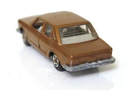 Vintage POLISTIL Fiat 132 GLS Diecast Brown Car Model Italy RJ15  Politoys