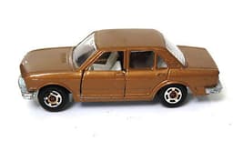 Vintage POLISTIL Fiat 132 GLS Diecast Brown Car Model Italy RJ15  Politoys