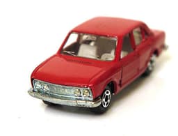 Vintage POLISTIL Fiat 132 GLS Diecast Red Car Model Italy RJ15 RJ  Politoys