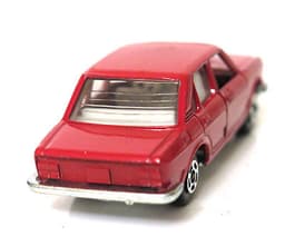 Vintage POLISTIL Fiat 132 GLS Diecast Red Car Model Italy RJ15 RJ  Politoys