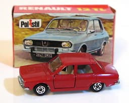 Vintage POLISTIL Renault 12 Diecast Car Model Italy RJ25 1970\'s Club 33 Politoys