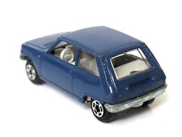 Vintage POLISTIL Renault 5L Die cast Car Model Italy RJ23 1970\'s Politoys